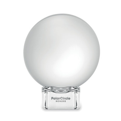 Premio redondo de cristal -...