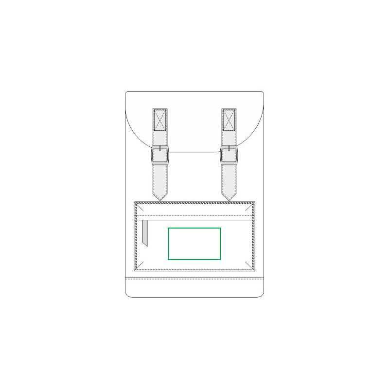DTF 100x60mm (60 cms2) - Mochilas