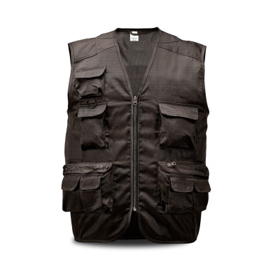 Colete multi-bolsos em...