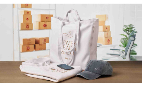 Brindes personalizados para promoção de produto novo