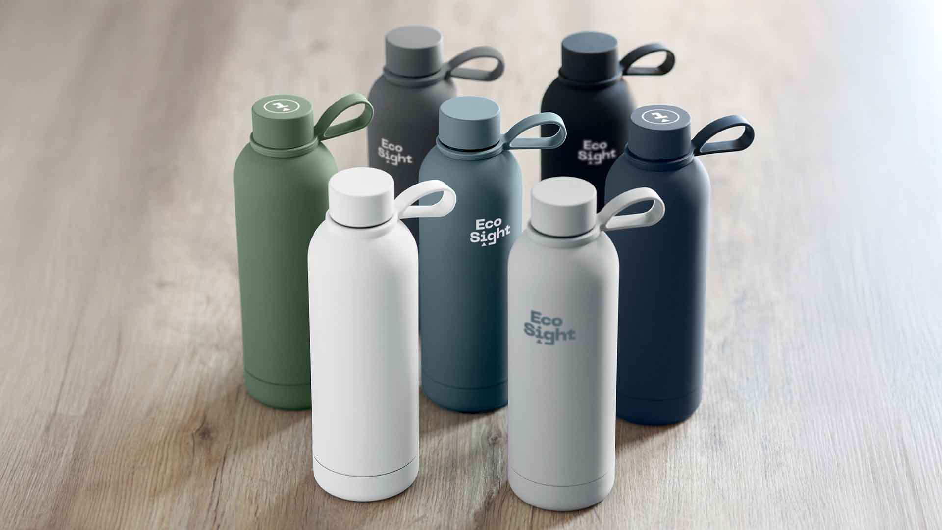 Personalized thermal water bottle with company logo for eco-friendly corporate gifts