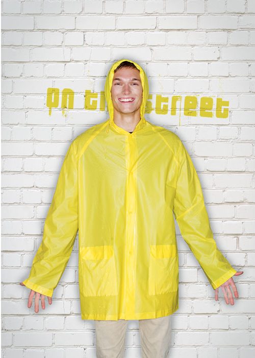 PVC raincoat with hood - Blado