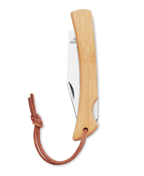 Cuchillo Plegable de Bambú - Mansan