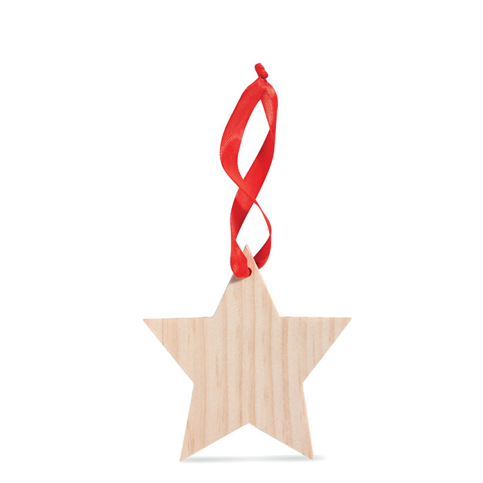 Estrella de Madera Colgante - Woostar