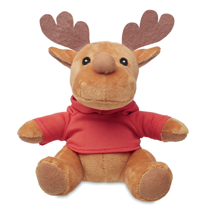 Plush Reindeer With Hoodie - Rudolph