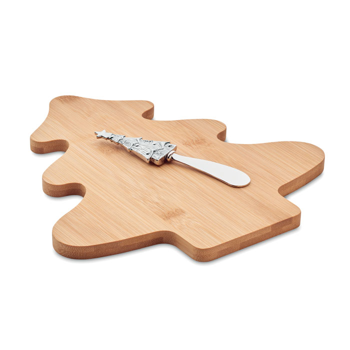 Cheese Board Set In Bamboo - Treechesse