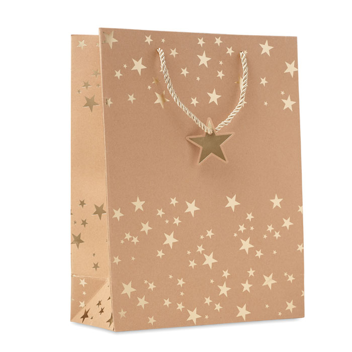 Gift Paper Bag With Pattern - Sparkle