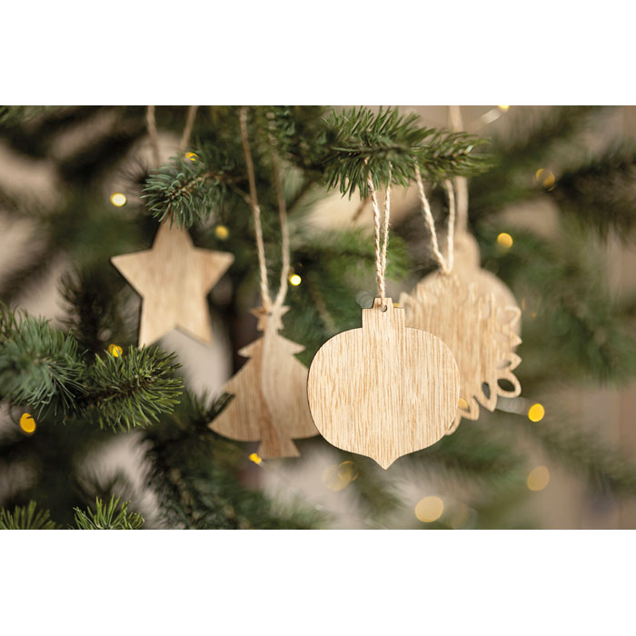 Adornos Navideños de Madera - Chriset