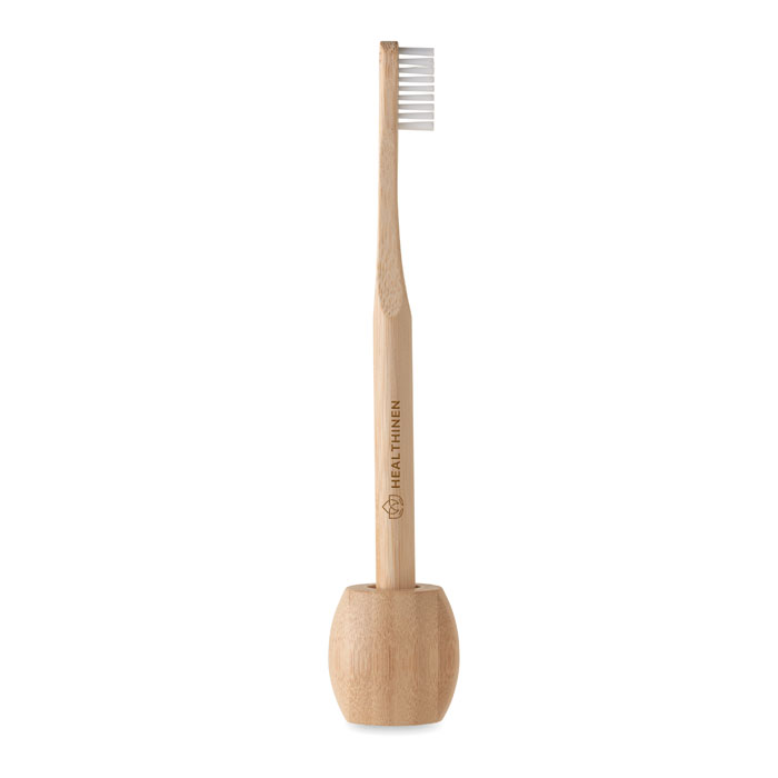 Bamboo Tooth Brush With Stand - Kuila