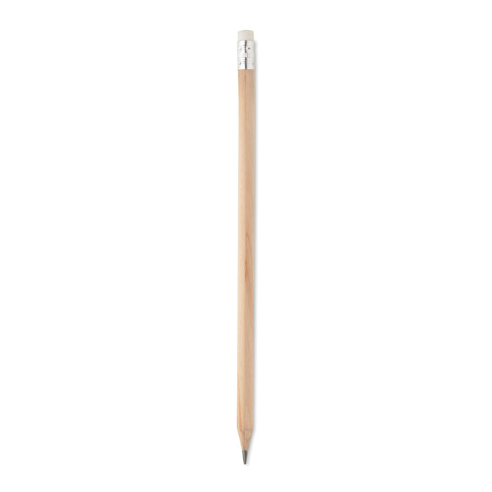 Natural Pencil With Eraser - Stomp Sharp